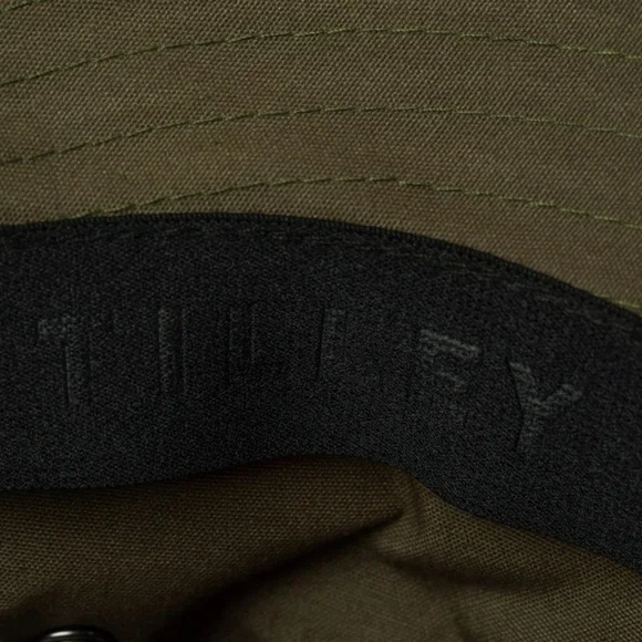 New TILLEY sz S Waxed Cotton Bucket Waterproof Hat Green Handmade Sun pr…
